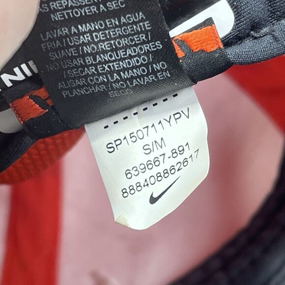 Nike Golf Tour Legacy‎ RZN Vapor Flexfit Fitted Hat Cap S/M Mesh Back Orange - Picture 11 of 16